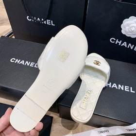 Chanel 2024 ромбовидные тапочки Фотографии деталей товара, приобр