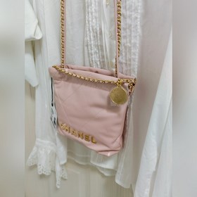 Chanel3980 Новая модель весна-лето 2023 mini 22bag розовый Такая