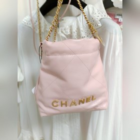 Chanel3980 Новая модель весна-лето 2023 mini 22bag розовый Такая