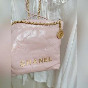Chanel3980 Новая модель весна-лето 2023 mini 22bag розовый Такая