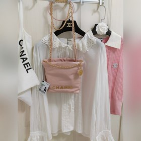 Chanel3980 Новая модель весна-лето 2023 mini 22bag розовый Такая