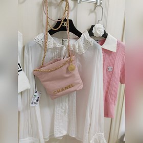 Chanel3980 Новая модель весна-лето 2023 mini 22bag розовый Такая