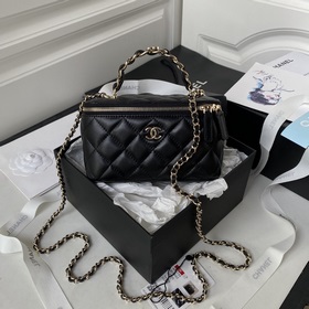 Chanel 23K цепочка ручка коробка сумка A2199 светло-золотая ручка