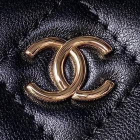 Chanel 23K цепочка ручка коробка сумка A2199 светло-золотая ручка