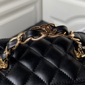 Chanel 23K цепочка ручка коробка сумка A2199 светло-золотая ручка