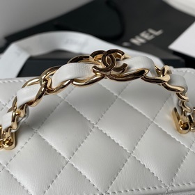 Chanel 23K цепочка ручка коробка сумка A2199 светло-золотая ручка