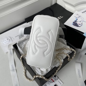 Chanel 23K цепочка ручка коробка сумка A2199 светло-золотая ручка
