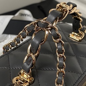 Chanel 23K цепочка ручка коробка сумка A2199 светло-золотая ручка