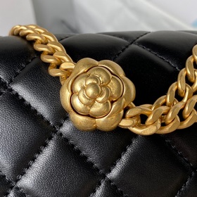 Chanel 23s серия застежек с камелией, средний размер AS4041 Ежего