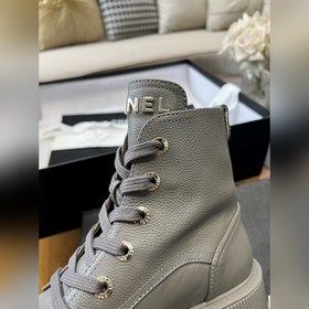 Chanel 23b осенне-зимние туфли на толстой подошве с двойным C-обр