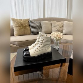 Chanel 23b осенне-зимние туфли на толстой подошве с двойным C-обр