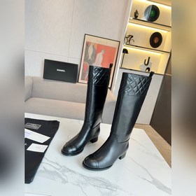 2024 Chanel осенне-зимний must-have： длинные ботинки в стиле мото