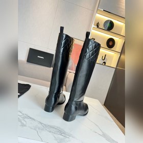 2024 Chanel осенне-зимний must-have： длинные ботинки в стиле мото