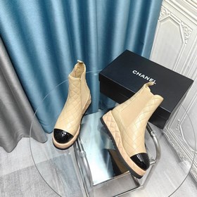 Высокое качество. CHANEL/Шанель, новая модель ботинок на осень-зи