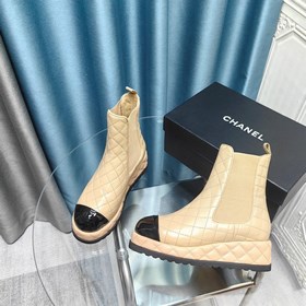 Высокое качество. CHANEL/Шанель, новая модель ботинок на осень-зи