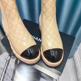 Высокое качество. CHANEL/Шанель, новая модель ботинок на осень-зи