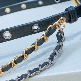 chanel Поясная сумка из овечьей кожи с латунными фурнитурами, мод