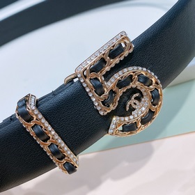 chanel Поясная сумка из овечьей кожи с латунными деталями, модная