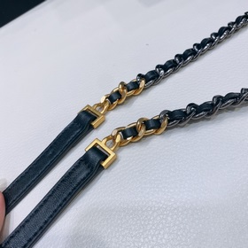 chanel Поясная сумка из овечьей кожи с латунными фурнитурами, мод