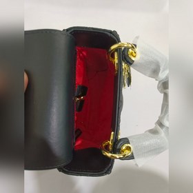 Новая модель сумки Dior.Lady с тремя отделениями, черная кожа с р