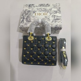 Новая модель Butterfly My ABCDior – сумка из черной кожи с четыр