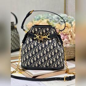 Популярная сумка CEST DIOR большого размера «Блю» Эта сумка Cest