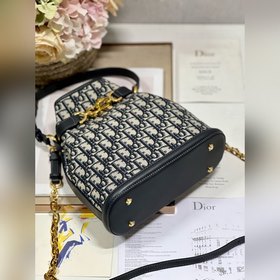 Популярная сумка CEST DIOR большого размера «Блю» Эта сумка Cest 