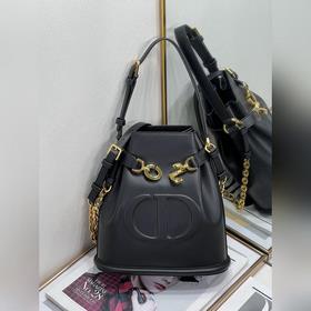 Dior 2024 Новая модель Dior Oblique сумка-бакет из импортной кожи