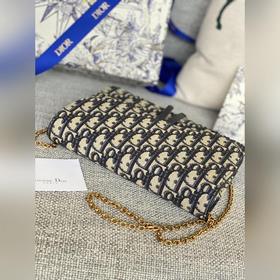 S5620CTZQ-M928-TU）-3014 Dior классическая сумка из канваса с цепо