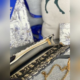 S5620CTZQ-M928-TU）-3014 Dior классическая сумка из канваса с цепо