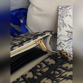 S5620CTZQ-M928-TU）-3014 Dior классическая сумка из канваса с цепо
