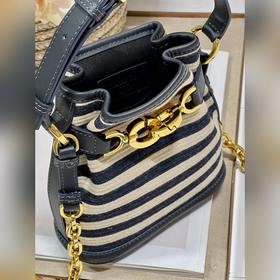Популярная сумка CEST DIOR в маленьком размере «в полоску» Эта су