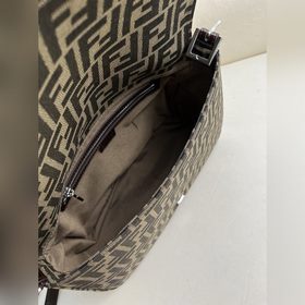Старая монета Vintage FENDI ретро сумка из кожи с матовым покрыти
