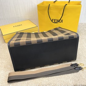 Название： FENDI сумка для покупок из полосатой ткани Качество： вы