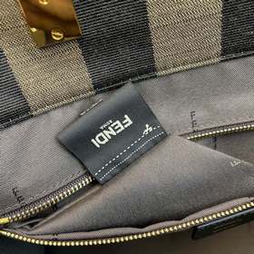 Название： FENDI сумка для покупок из полосатой ткани Качество： вы