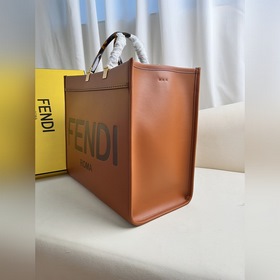 Большой коричневый FéI TOTE сумка «Солнечная сумка» Коричневая ко