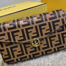 Название： Кожаный бумажник Fendi из трех предметов Качество： ориг