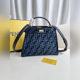 Синяя ткань eekaboo ISeeU маленькая сумка, изготовлена из кожи с