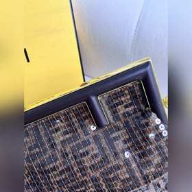 Сверкающие блестки Маленькая сумка Fendi First, ткань, полностью 