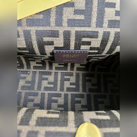 Сверкающие блестки Маленькая сумка Fendi First, ткань, полностью 