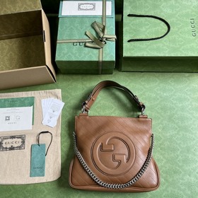 Сумка Gucci Blondie из серии Blondie в оригинальной зеленой короб