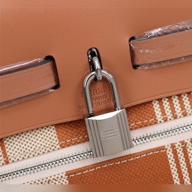 (Внутренний шов H коричневый) Hermès Herdag Импортная водонепрони
