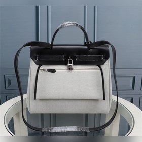 (Внутренний шов синего цвета) Hermès Herdag Импортная водонепрони