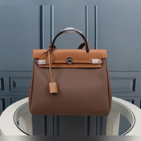 (Серый/коричневый внутренний шов) Hermès Herdag Импортная водонеп