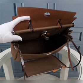 (Серый/коричневый внутренний шов) Hermès Herdag Импортная водонеп