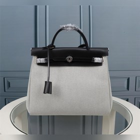(Черный/белый внутренний шов) Hermès Herdag Импортная водонепрони