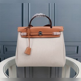 (Абрикосовый цвет с внутренними швами) Hermès Herdag Импортная во