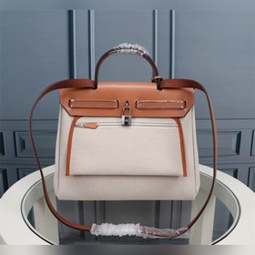 (Абрикосовый цвет с внутренними швами) Hermès Herdag Импортная во