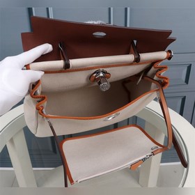 (Абрикосовый цвет с внутренними швами) Hermès Herdag Импортная во