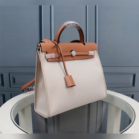(Абрикосовый цвет, льняная ткань) Hermès Herdag Импортная водонеп